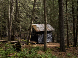 cabinporn:  Sauna built by the Beaver Brook