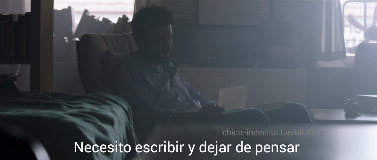 chico-indeciso:  El caso es que cuando me decido a escribir, no sé como expresarlo.