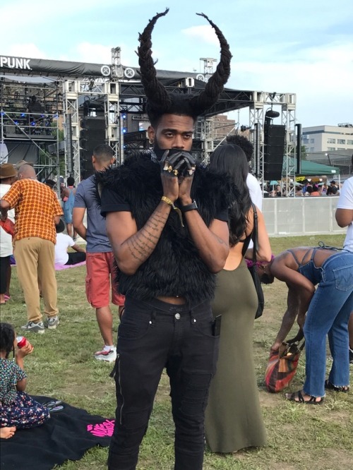 thecringeandwincefactory:dream-fighter:mouse-named-minerva:Afropunk Festival 2017Demon punk afMY LOV