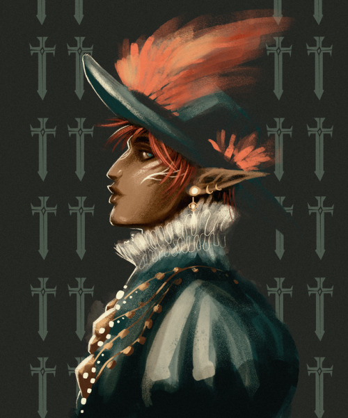 laskulls:inquisitor drawing meme3. Their portrait as done by some fancy Orlesian court artist becaus