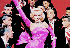 kneazlekitty:  Gentlemen Prefer Blondes (1953) A kiss on the hand may be quite continental, but diam