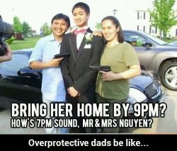 pr1nceshawn:  Overprotective Dads. 