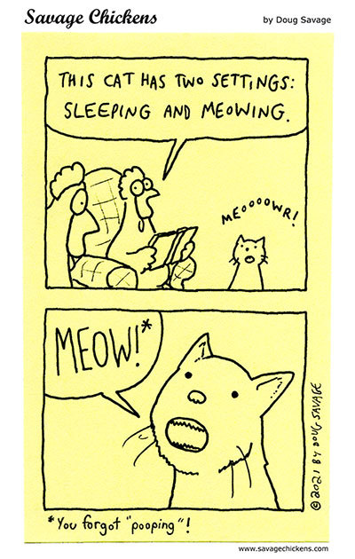 Savagechickens:  Cat Settings.and More Cats.
