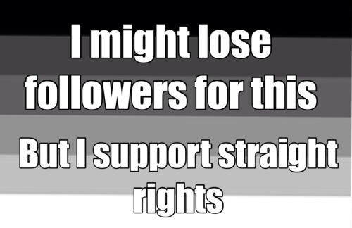 Why is everyone always support a tiny piece of the pie.  Just support equal rights for all ffs.
