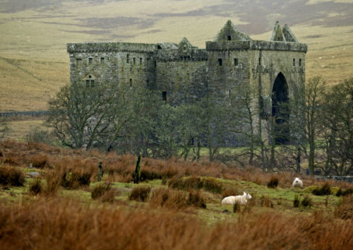 pagewoman:Hermitage Castle, Newcastleton, Scottish Borders.by Phil Wilkinson