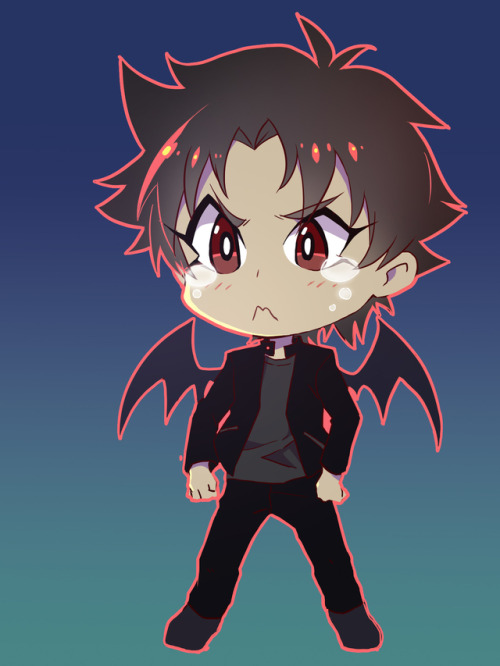 akirafudosbelt: Miki, Devilcat, Akira/Devilman and Ryo/Satan! Art by: Goku