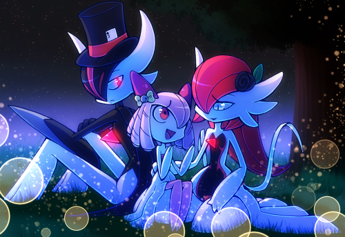 Oops more of some specific characters.Phone wallpaper for myself of my psychotic Gallade character. 