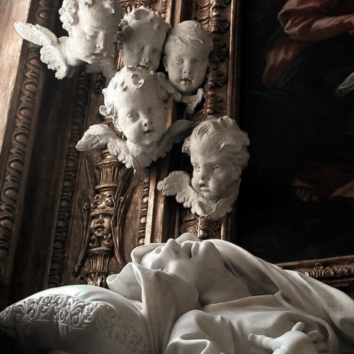 Blessed Ludovica Albertoni By Gian Lorenzo Bernini.