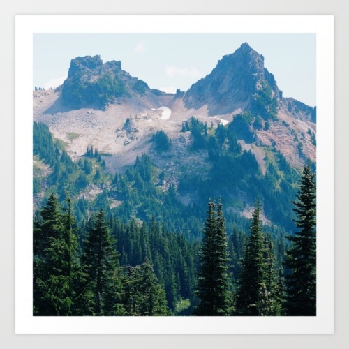 The ever-beautiful mountains of Washington State.society6.com/product/twin-peaks210874_print