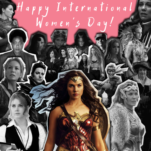 Happy International Womens Day my fellow bishez with the ladies of the DCEU and Killing Eve&nbs