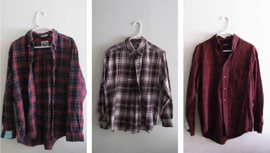 Bleached Plaid Shirts - The DIY blog of a broke student