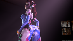 yoshiki-hub:  “Please Stop Staring So Hard…”D.Va’s Underrated Butt ~~~ Update!!!I swear D.Va has one of the best butts and i barely see anyone using her and i think i know why. The model on D.A has no boob or Butt jiggle/bones, so if anyone has