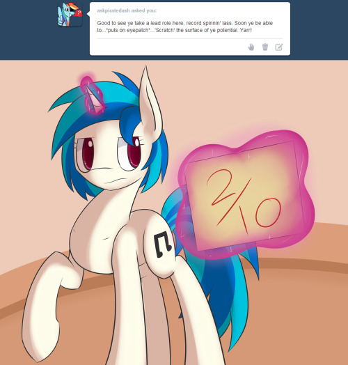 askoctavia:  Ask Octavia #205 Ask Vinyl #003 It couldn’t be… Could it?  Oh dear… xD
