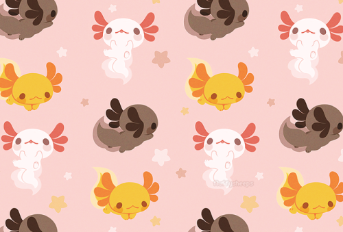 fluffysheeps: fluffysheeps: Made a little axolotl buddies pattern to go with my whale shark one! The