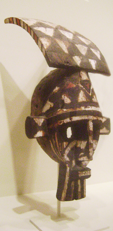 Face mask of the Marka-Dafing people, Burkina Faso.  Artist unknown; mid-20th century.  No
