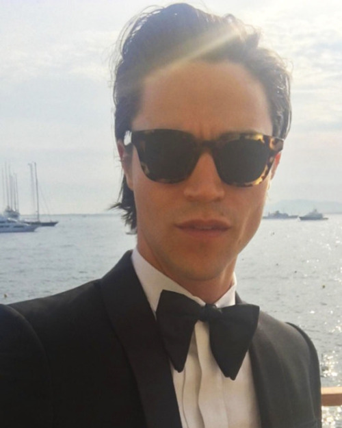 fuckyeahmilesmcmillan:Miles McMillan during the 70th annual Cannes Film Festival, May 2017. 
