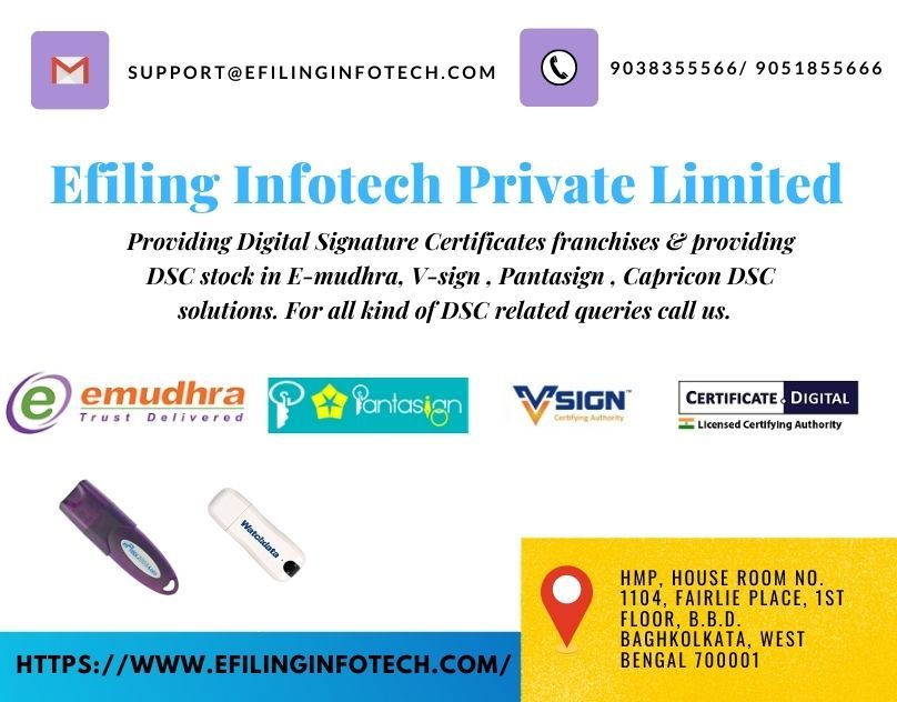 Digital Signature Certificates franchises