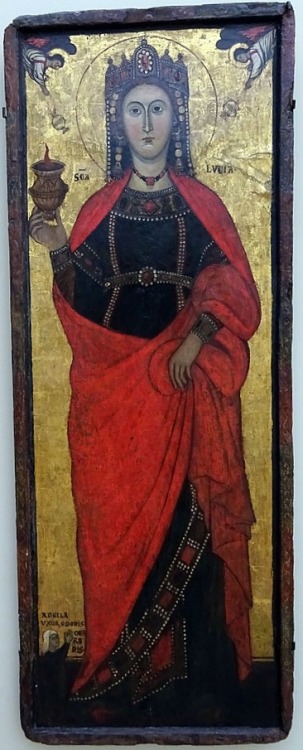 Saint Lucy; attributed to Jacopo Torriti (fl. Rome 1287-1292)