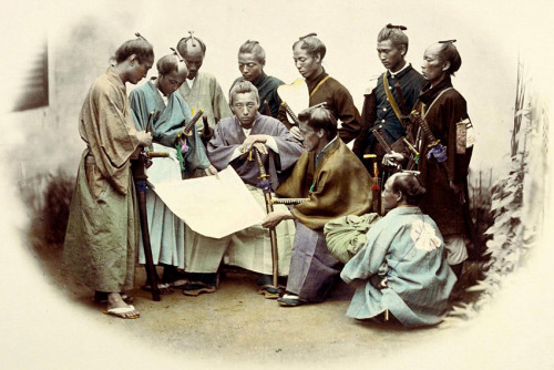 annadraconida: The last of the Samurai-manually colored photos from the end of the XIX. century.