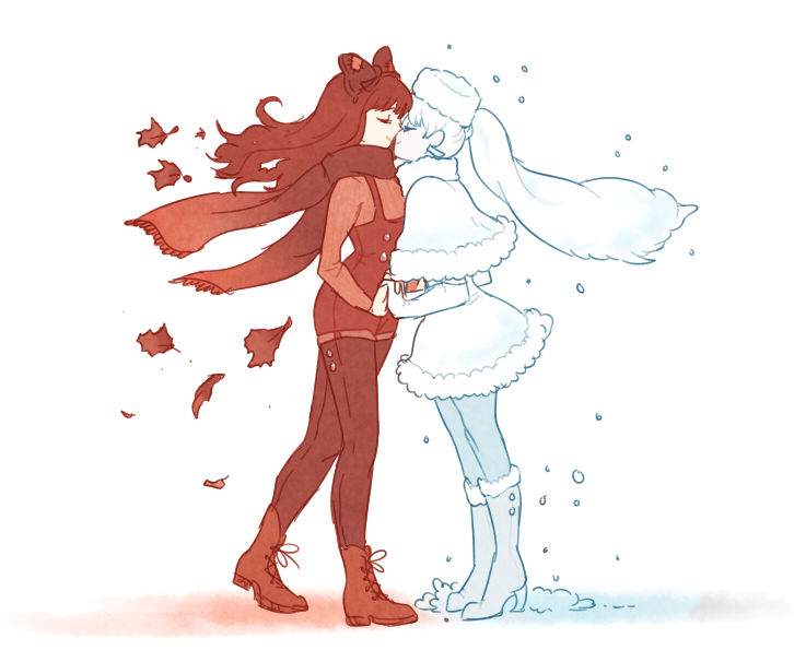 au where team rwby are born maidens and at some point Winter ~falls~ in love with