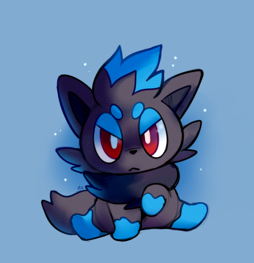 rumwik:(Ko-fi doodle) Shiny zorua, for The PrinceofDiscord!You can get a drawing too, for just $12! 