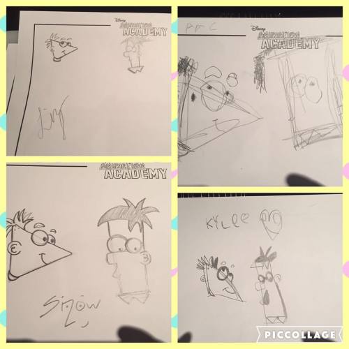 Check out our awesome drawings we did at #californiaadventure #disneyland #disney #disneyparks (at D