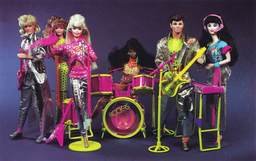 fyretrobarbie:Barbie and the Rockers [2nd Edition] (1986) J’adore!