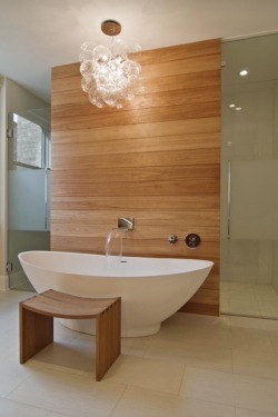 Robert-Dcosta:  Leavitt Residence Master Bath With A Free Standing Tub, Wall Mounted