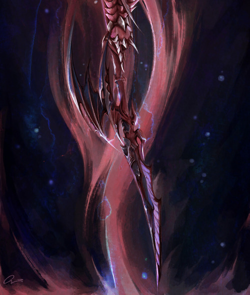 onyrica:Nastrond (Estinien/Nidhogg, FFXIV)The Patreon piece for May and oh, my life hurts. This has 