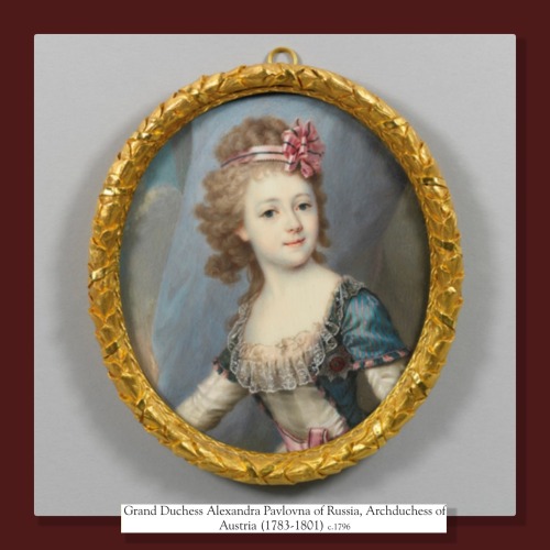 The Grand Duchesses: The daughters of Tsar Paul I  Part I: Grand Duchess Alexandra Pavlovna (1783 - 