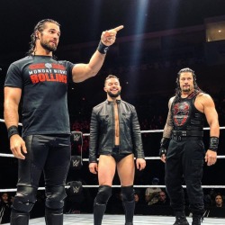 sethrollinsfans:    WWE Instagram Photo: #Partners… for now! #WWEToronto @FinnBalor @WWERollins @WWERomanReigns #Wrestlemania  