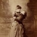 :Female affection in vintage photographs