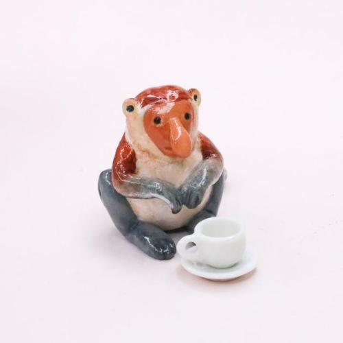 figdays:  “Proboscis Monkey” Figure // VallaVicaDesign 