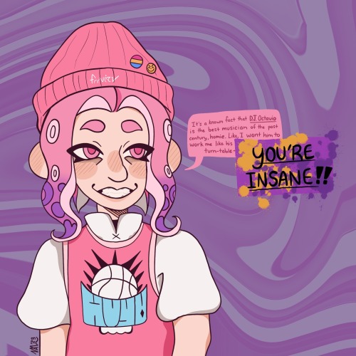 Decided That In Splatoon Id Be That One Feral Octoling Whos Still Very Much Intrigued With Octavio