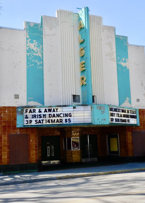 Alger Theatre, Lakeview, Oregon, 2020.  Another small town movie house still operating!