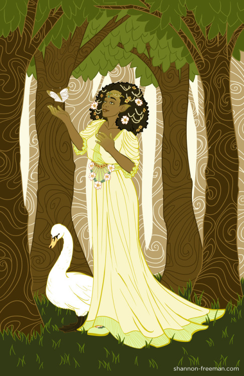 This is Rhiane, the Queen of the Trooping Faeries. Not only is she the most powerful fay in Oth