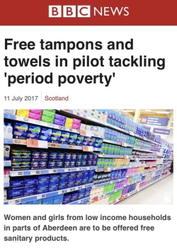 macpye:  smoldovahkiin:  ayeforscotland:   wynne-keyler:   ayeforscotland:  Scotland is one of the first countries in the world to be trialling free sanitary products for women.  How fucking cool are we?  Not at all?  ◾Sanitary products isn’t a human