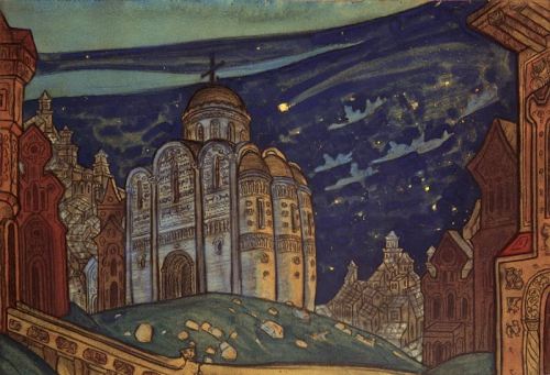 russian-style: Nicholas Roerich - Sceneries to the opera “Prince Igor” by A.Borodin &ldq