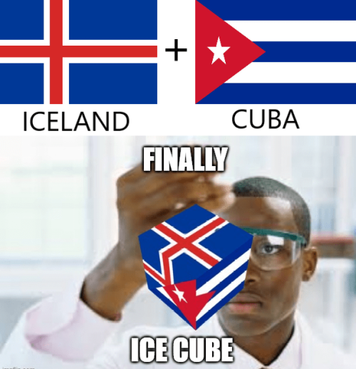 The first cubic flagfrom /r/vexillologycirclejerk Top comment: After discovering Ice Cube he conclud
