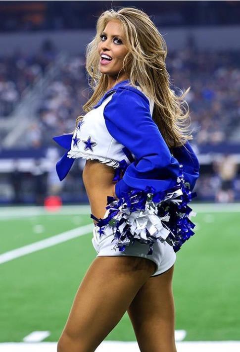 sexy-cheerleader: DCC Rachel asks if you are ready for Game Day?