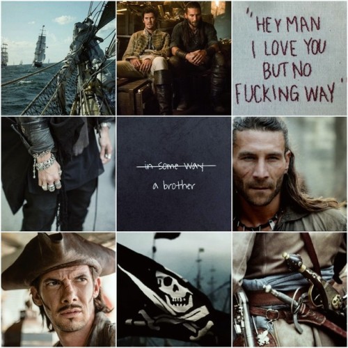 my-truest-flinthamilton: Jack Rackham &amp; Charles Vane + Bromance “Charles Vane was my c