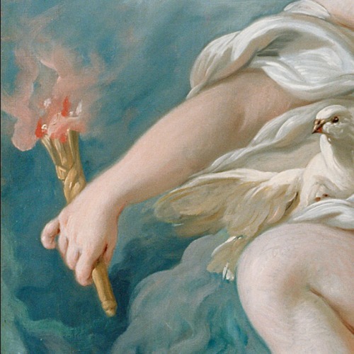 François Boucher, Venus on the Waves (details), 1769