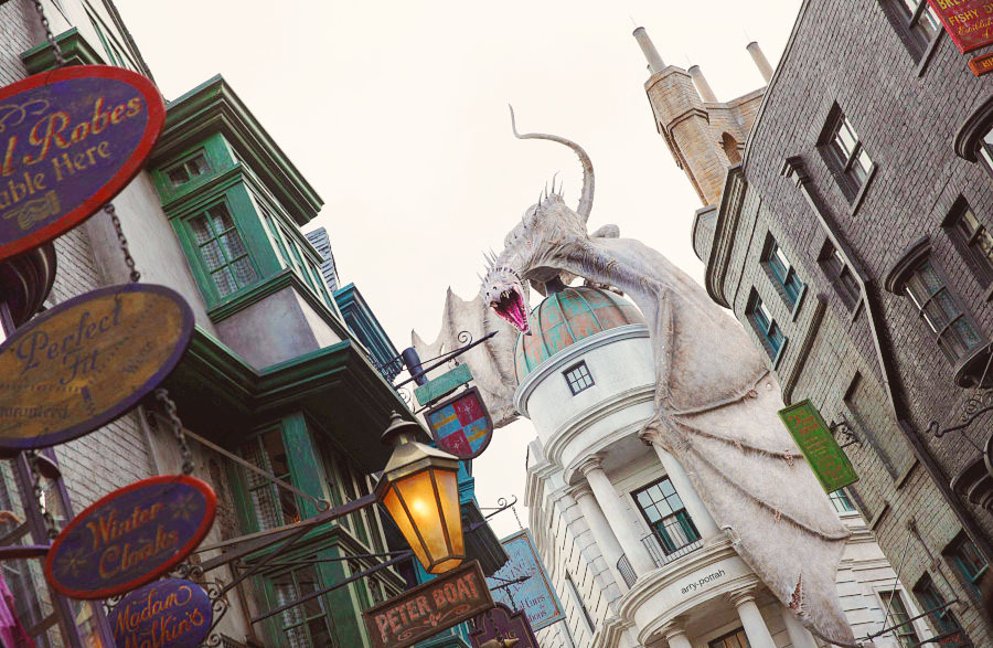  Diagon Alley won’t officially open until July 8, but the first photos of Universal’s