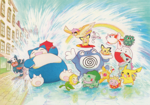 seiry-pkmn: Keiko Fukuyama - Postcard Set A (2000) | I • II • III • IV &bul