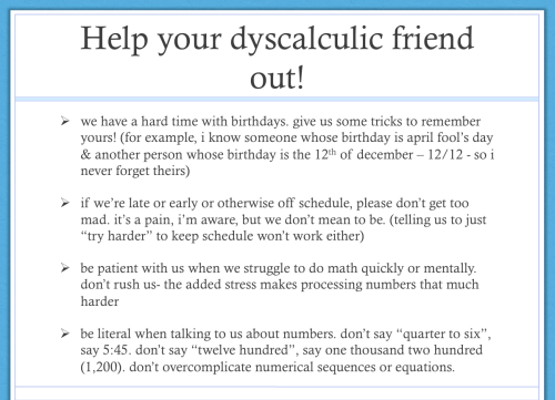 opossumkisser: opossumkisser: dyscalculia 101, by yr friendly neighborhood dyscalculiac who is sick 