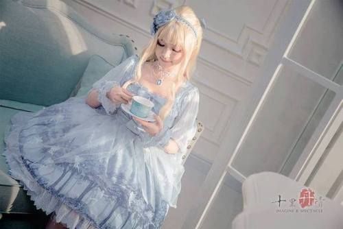 lolita-wardrobe:UPDATE: Several【Fairies in the Forest】 Sax OP Dresses Are Restocked!◆ Shopping Link 