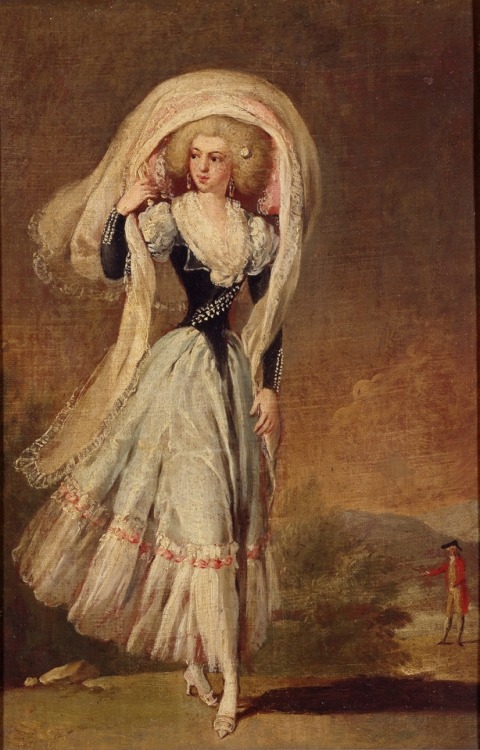 “Maja de rumbo” by Antonio Carnicero (1748–1814) 