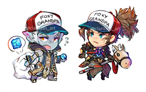 I’m making some fun little acrylic charms of Amalthus and Minoth! They’re 6cm, clear, double sided, 