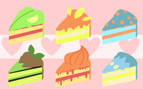 So many cakes, one for each starter. Gotta eat ‘em all