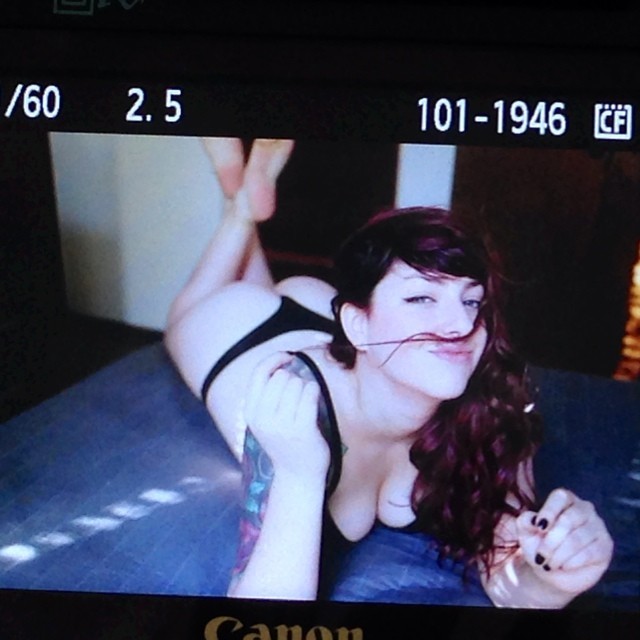 franidom:  Camera snapshot from the bombshell @blurrrsuicide in the set we shot for